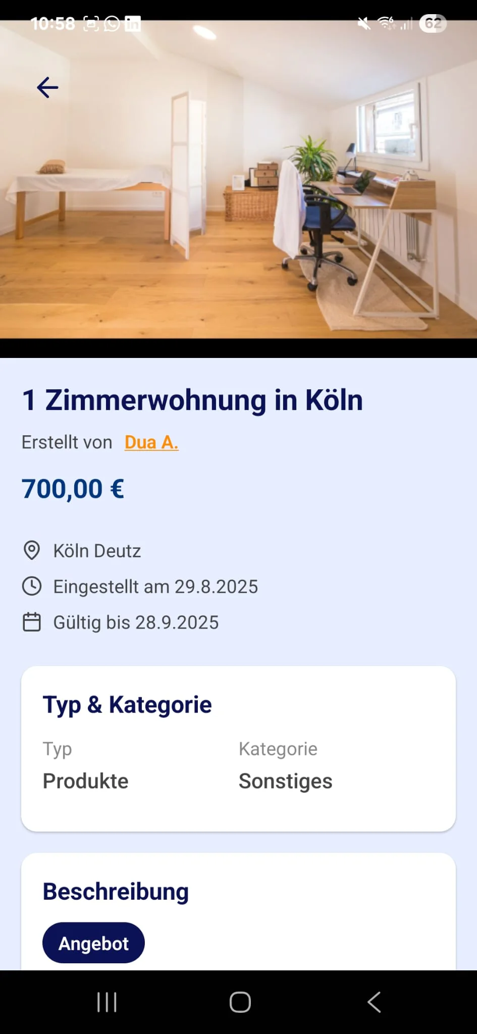 Muslim Business App – Projektansicht 3