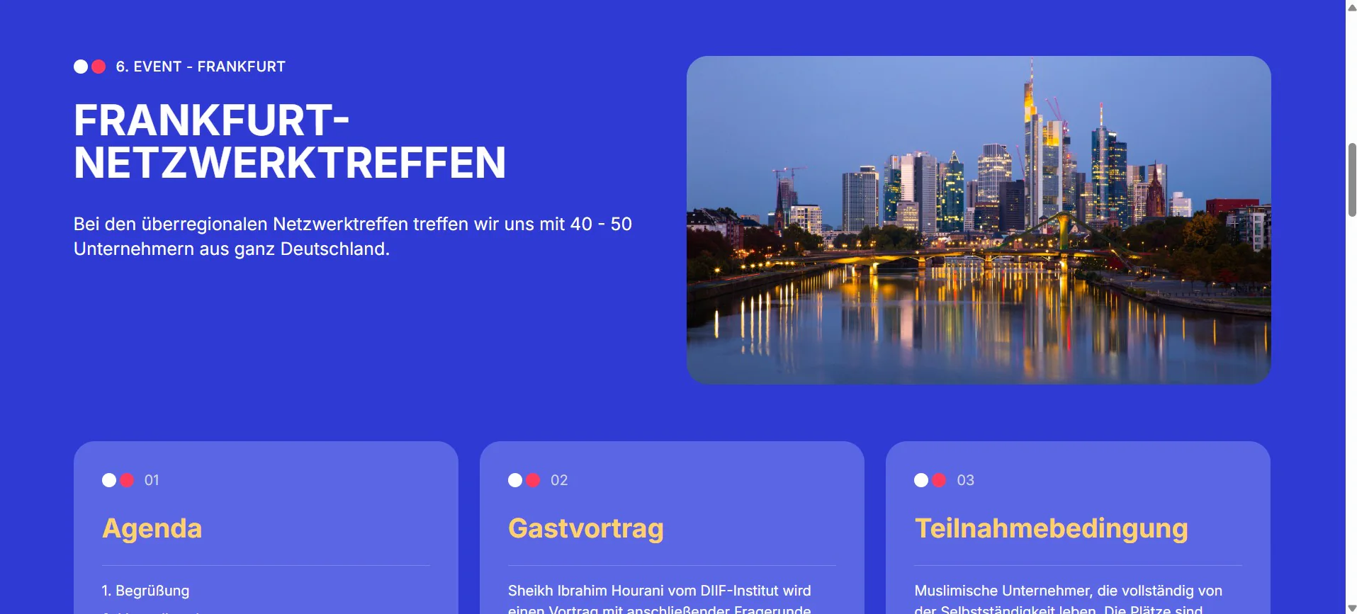 Muslim Business Web – Projektansicht 2