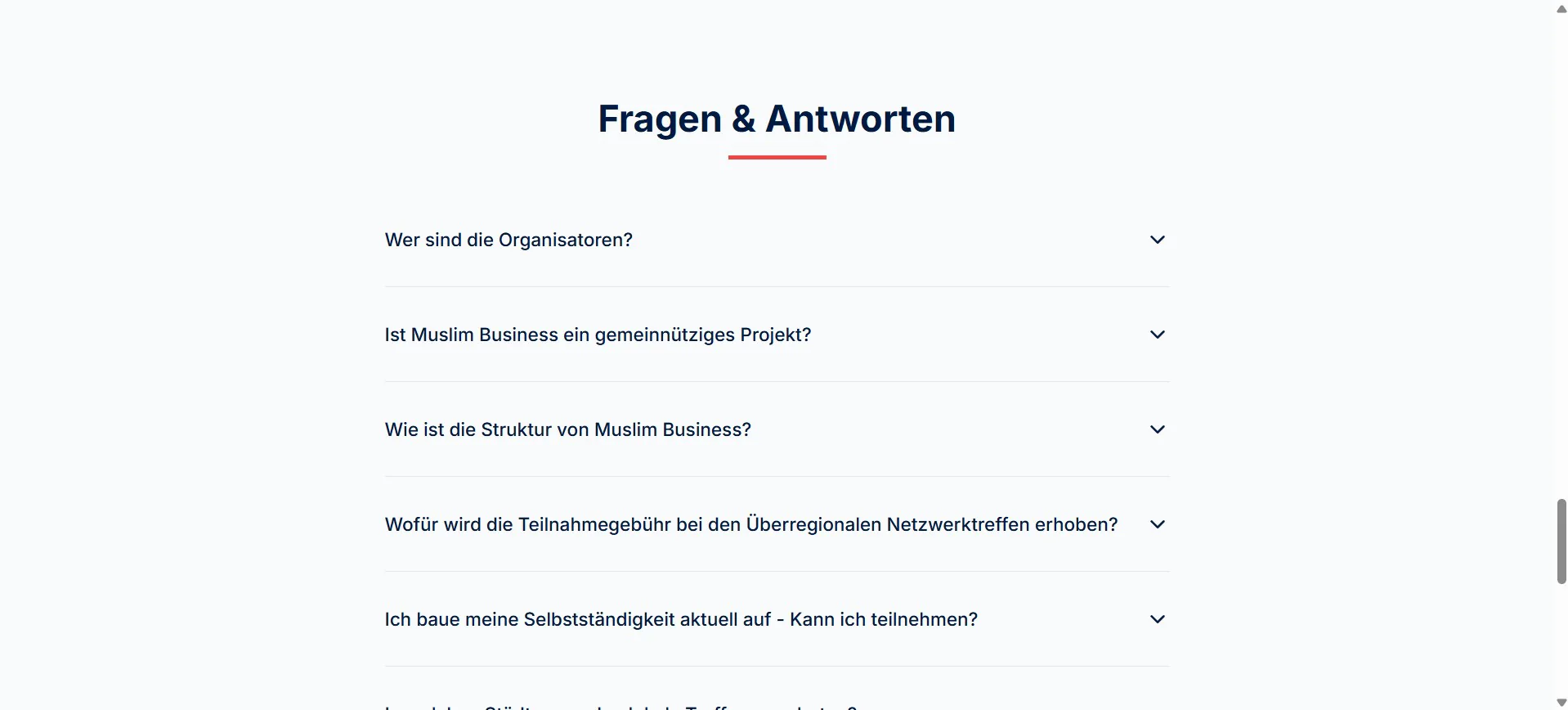 Muslim Business Web – Projektansicht 3