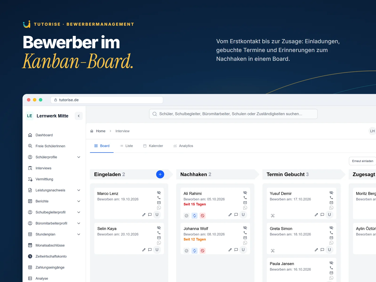 Tutorise – Projektansicht 3
